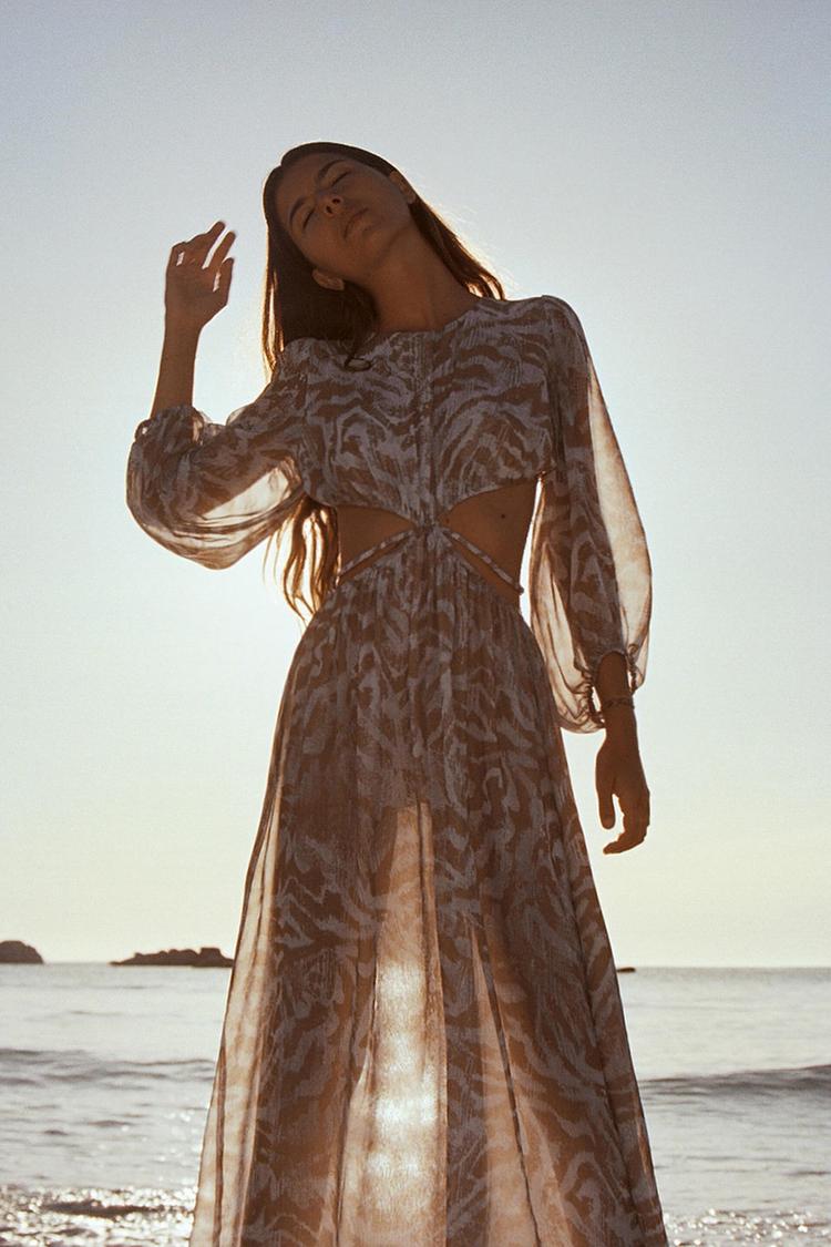 Zara camel dress hotsell